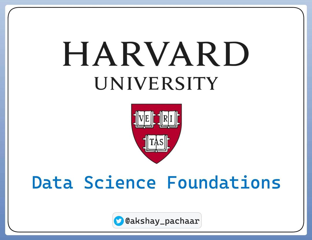 Harvard University: Các khóa học miễn phí Data Science & Machine Learning