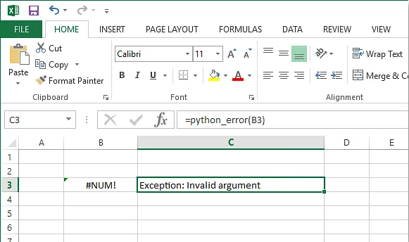 Khắc phục lỗi Python trong Excel