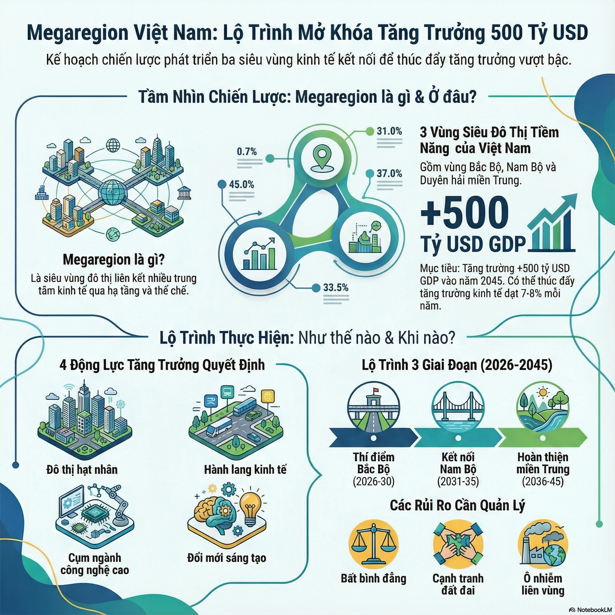 Báo cáo nghiên cứu toàn diện về mô hình phát triển Mega-Region