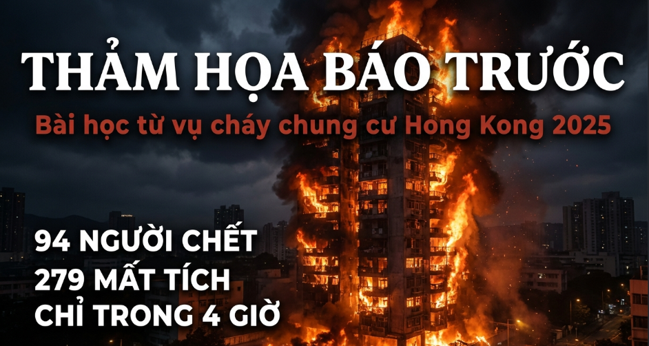 Báo cáo toàn diện về vụ cháy chung cư tại Hong Kong