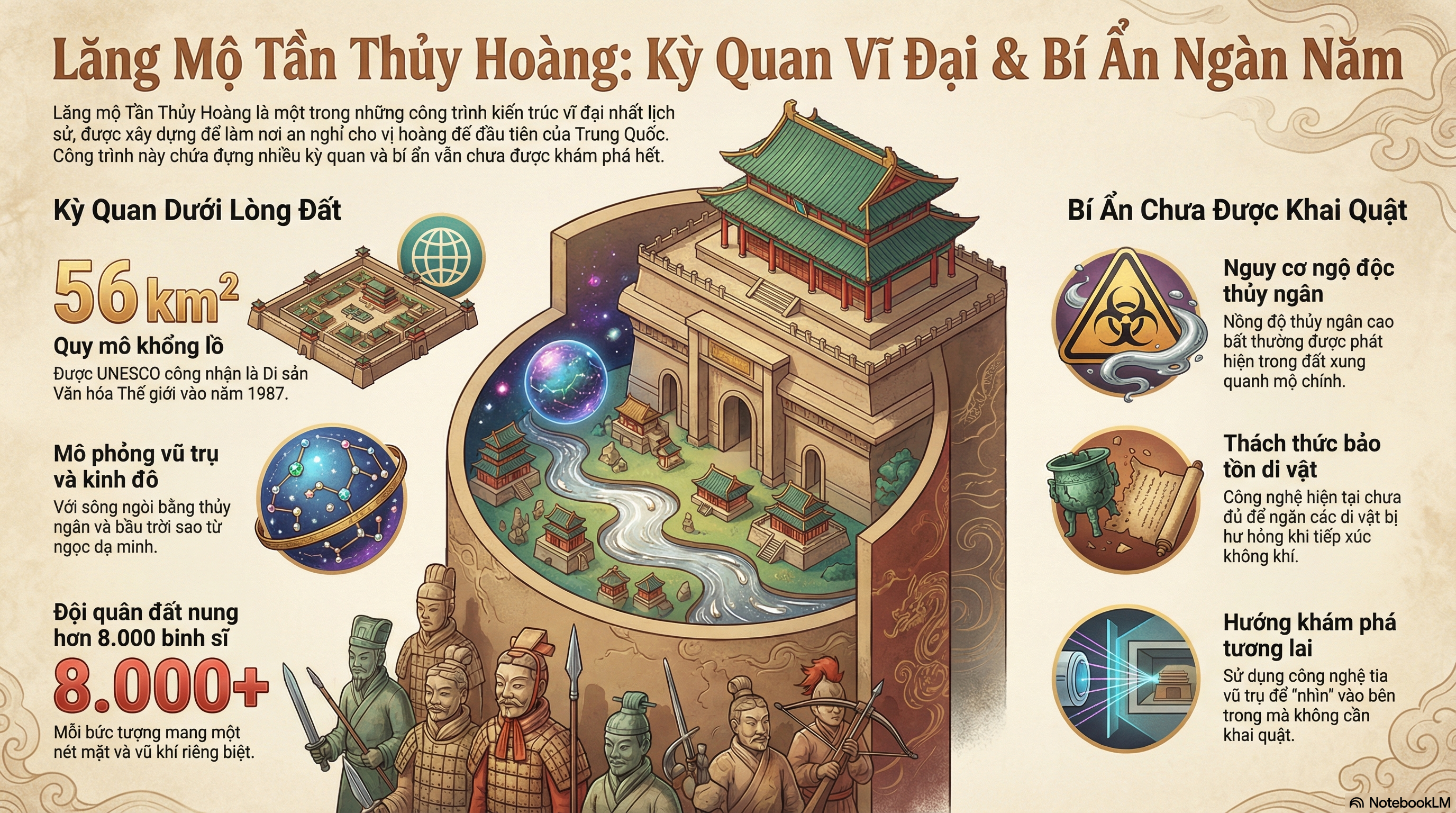 Nghiên cứu về khu lăng mộ Tần Thủy Hoàng