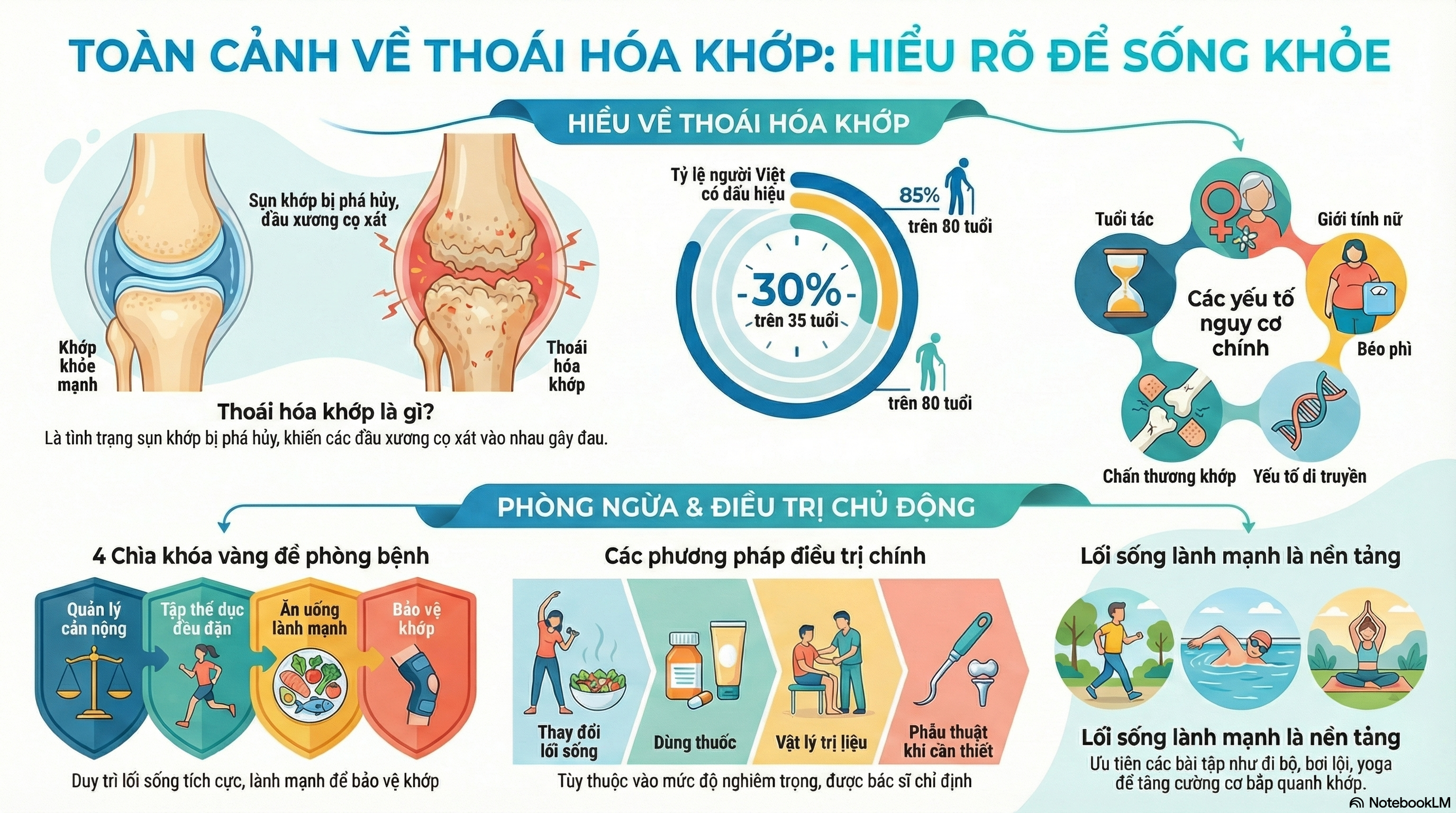 Nghiên cứu toàn diện về thoái hóa khớp