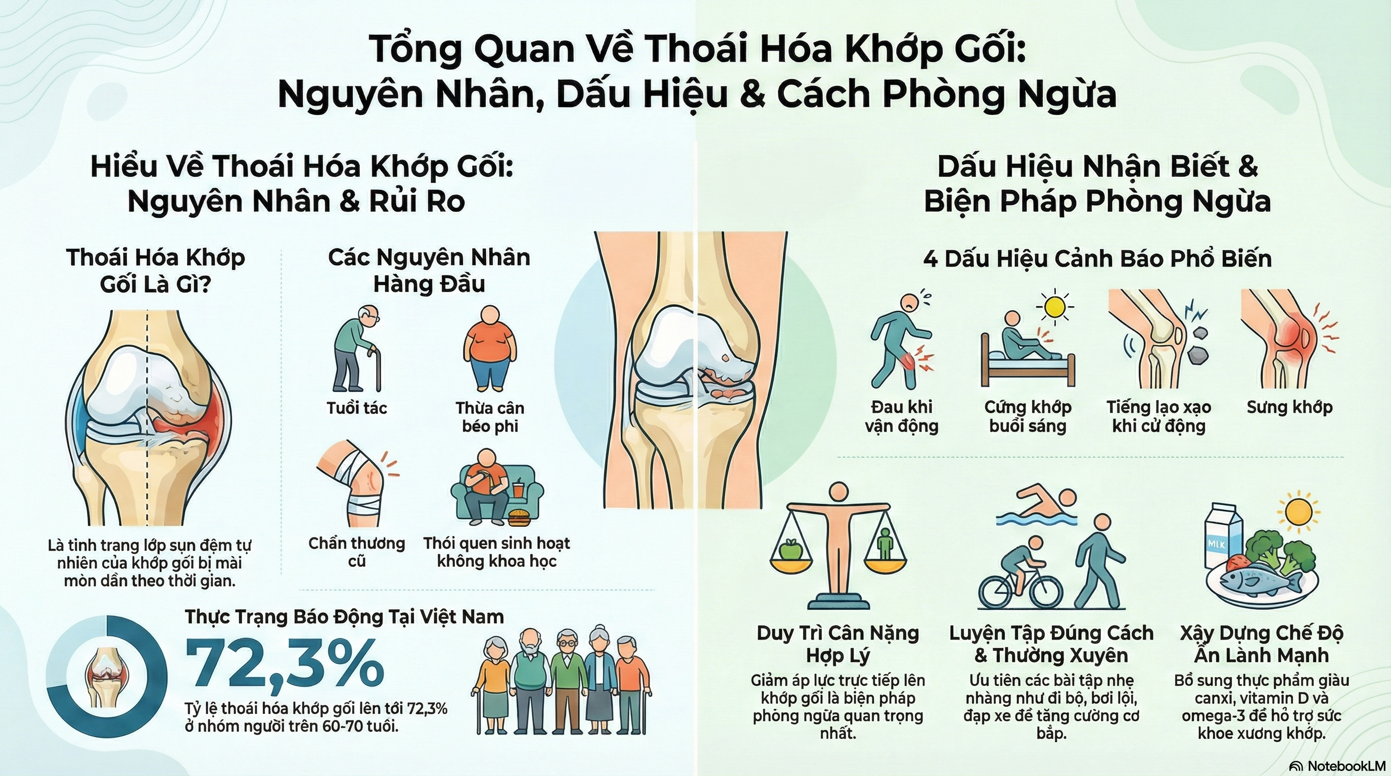 Báo cáo nghiên cứu về thoái hóa khớp gối