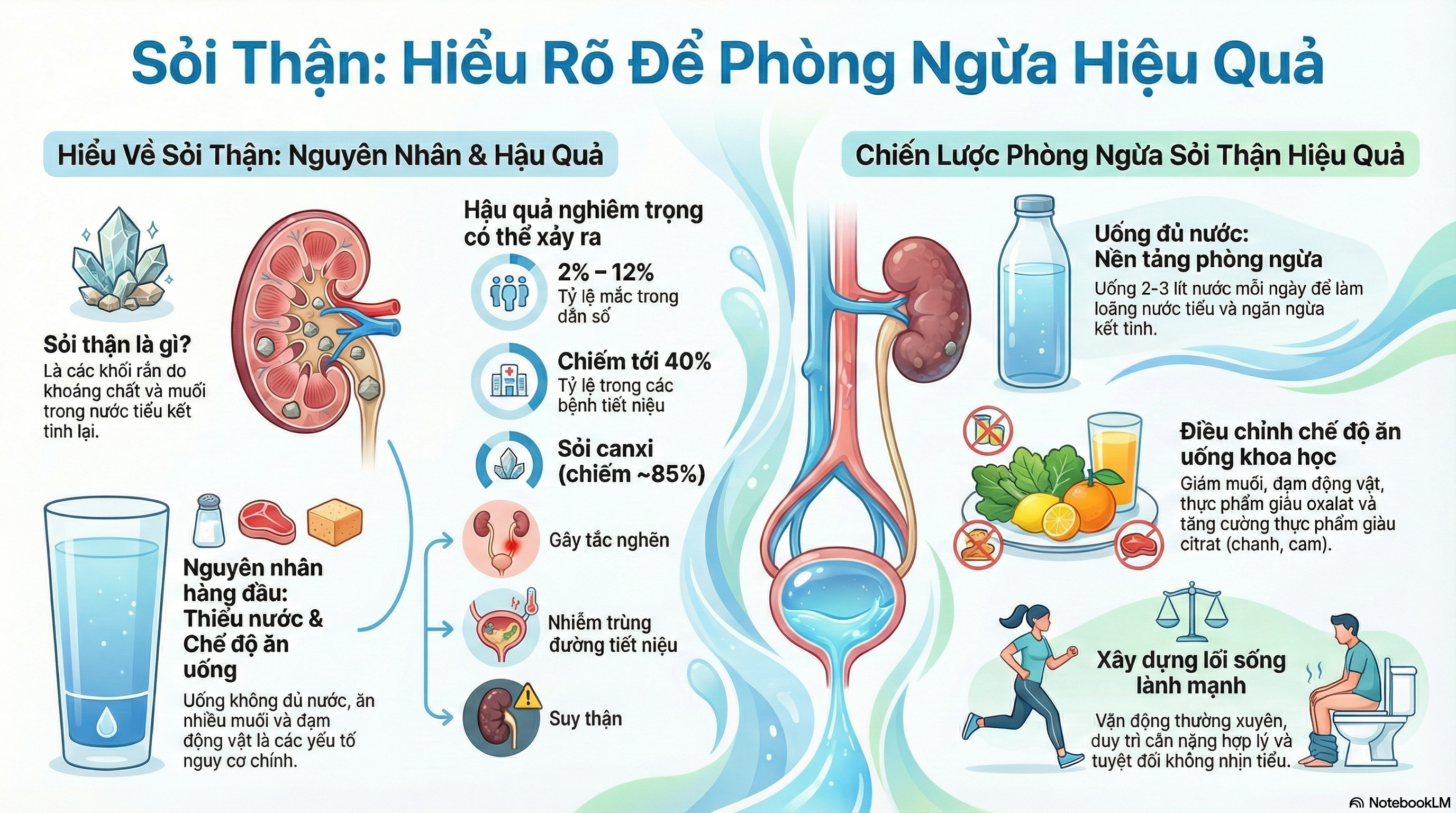 Nghiên cứu toàn diện về sỏi thận