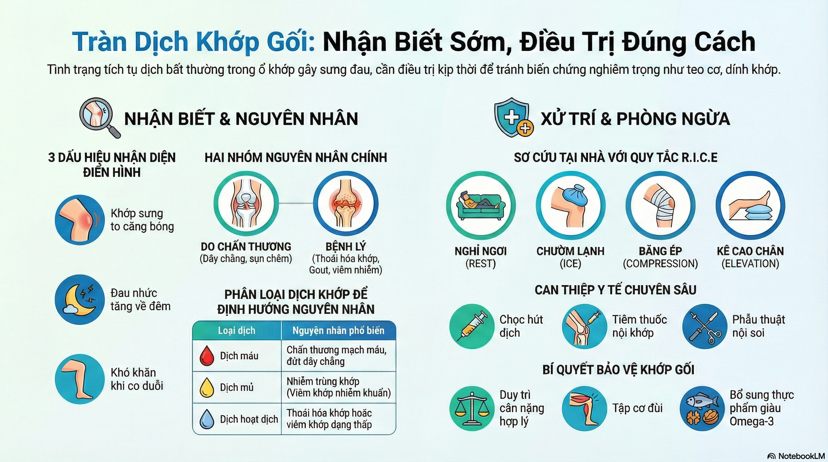 Nghiên cứu về tràn dịch khớp gối