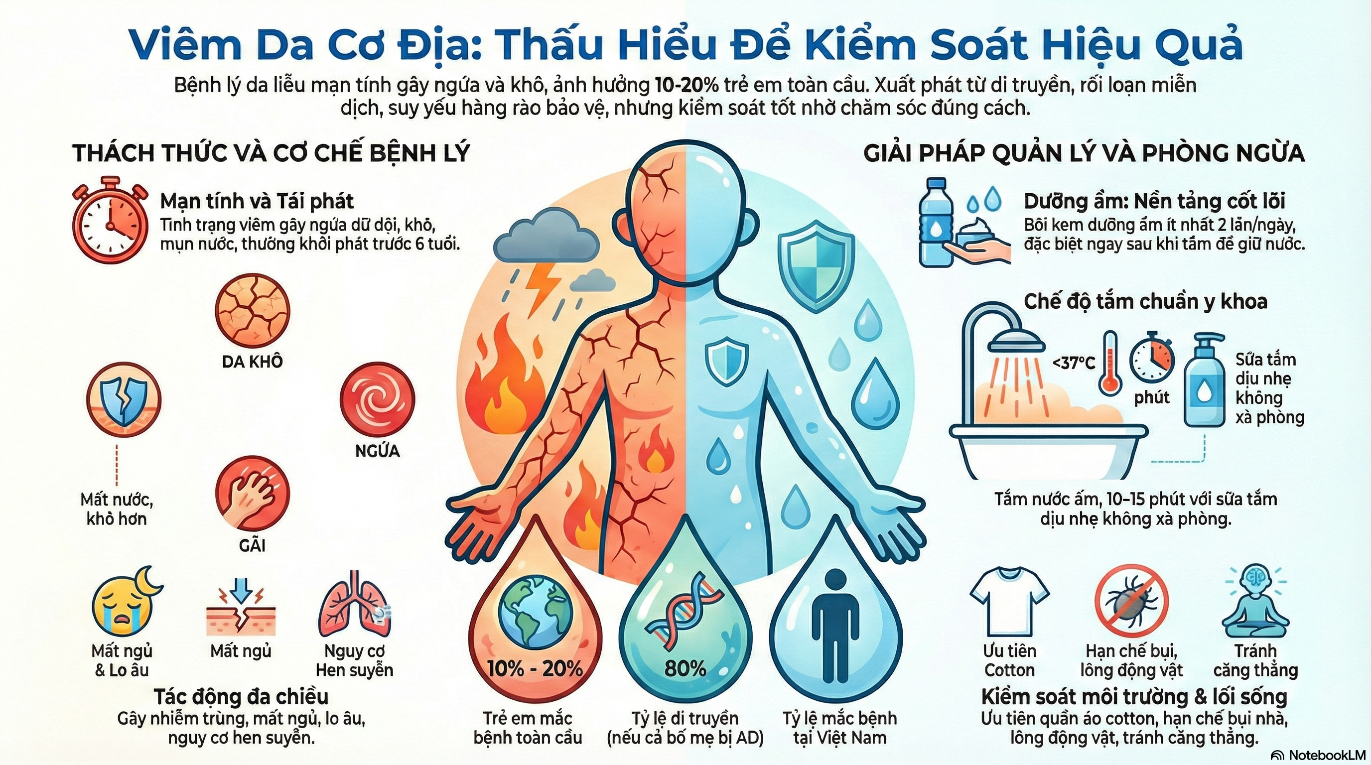 Báo cáo về bệnh viêm da cơ địa